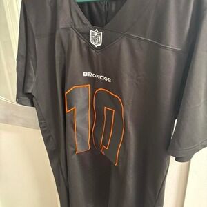 Nike Bo Nix Denver Broncos Black Game Jersey Mens Size Medium NFL 10